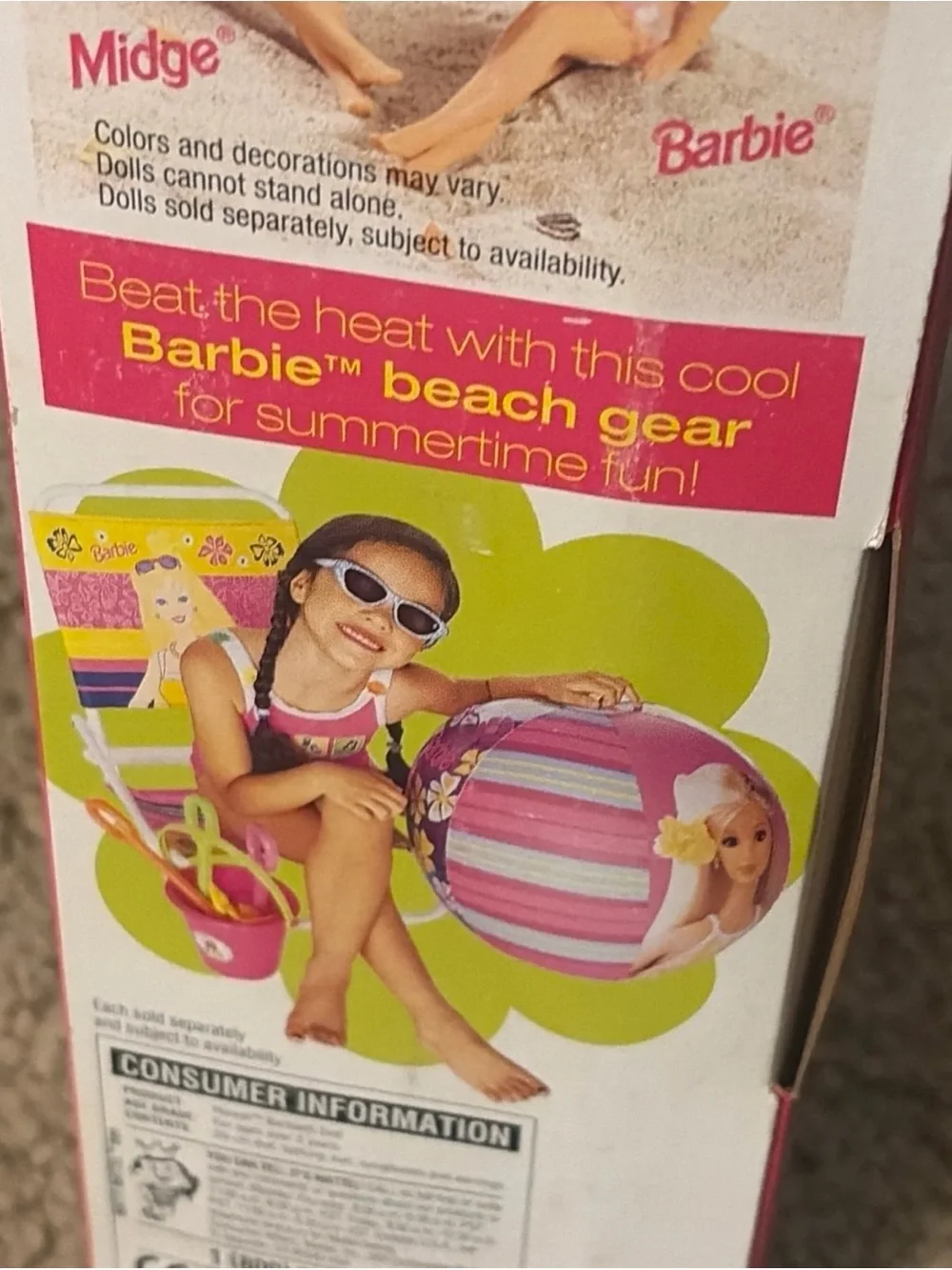 Vintage Barbie Hawaii Barbie Doll 1999 Mattel #24614 NRFB. Bathing Suit - Beach.